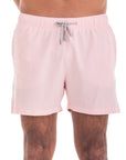 Solid Pink Swim Shorts (4 Way Stretch)