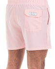 Solid Pink Swim Shorts (4 Way Stretch)