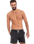 Solid Black Swim Shorts (4 Way Stretch)