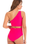 Fuchsia Cut Out One Piece