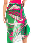 Retro Forest Sarong Wrap