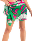 Retro Forest Sarong Wrap