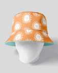 Kids Golden Sun Reversible Bucket Hat