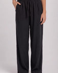 Women's Black Tencel Pants