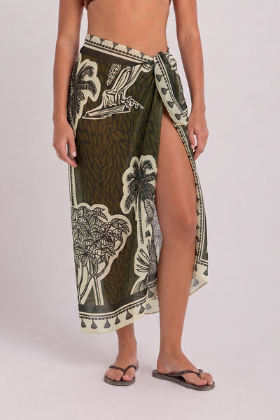 olive palm sarong