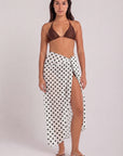 black polka sarong