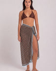 sky blue polka sarong