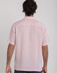Pink Cuban Linen Shirt
