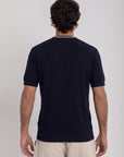 Navy Capri Knit T-Shirt