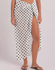 black polka sarong