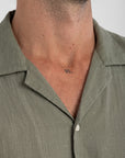 Sage Green Cuban Linen Shirt
