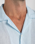 Sky Blue Cuban Linen Shirt