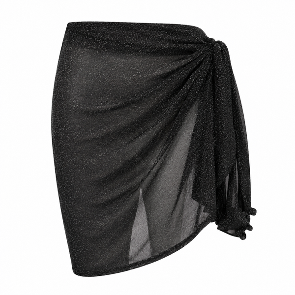 Black Sparkle Sarong