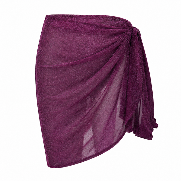 Plum Sparkle Sarong
