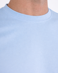 Baby Blue Mercerised Cotton T-Shirt