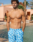Mosaic Seashells Swim Shorts