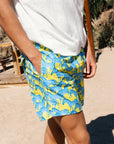 Yellow Zebra Swim Shorts
