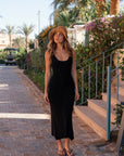 Black Knit Dress