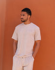 Taupe Terry Towel T-Shirt