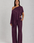 Women's Plum Sparkle Pants