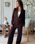 Women's Brown Knitted Set