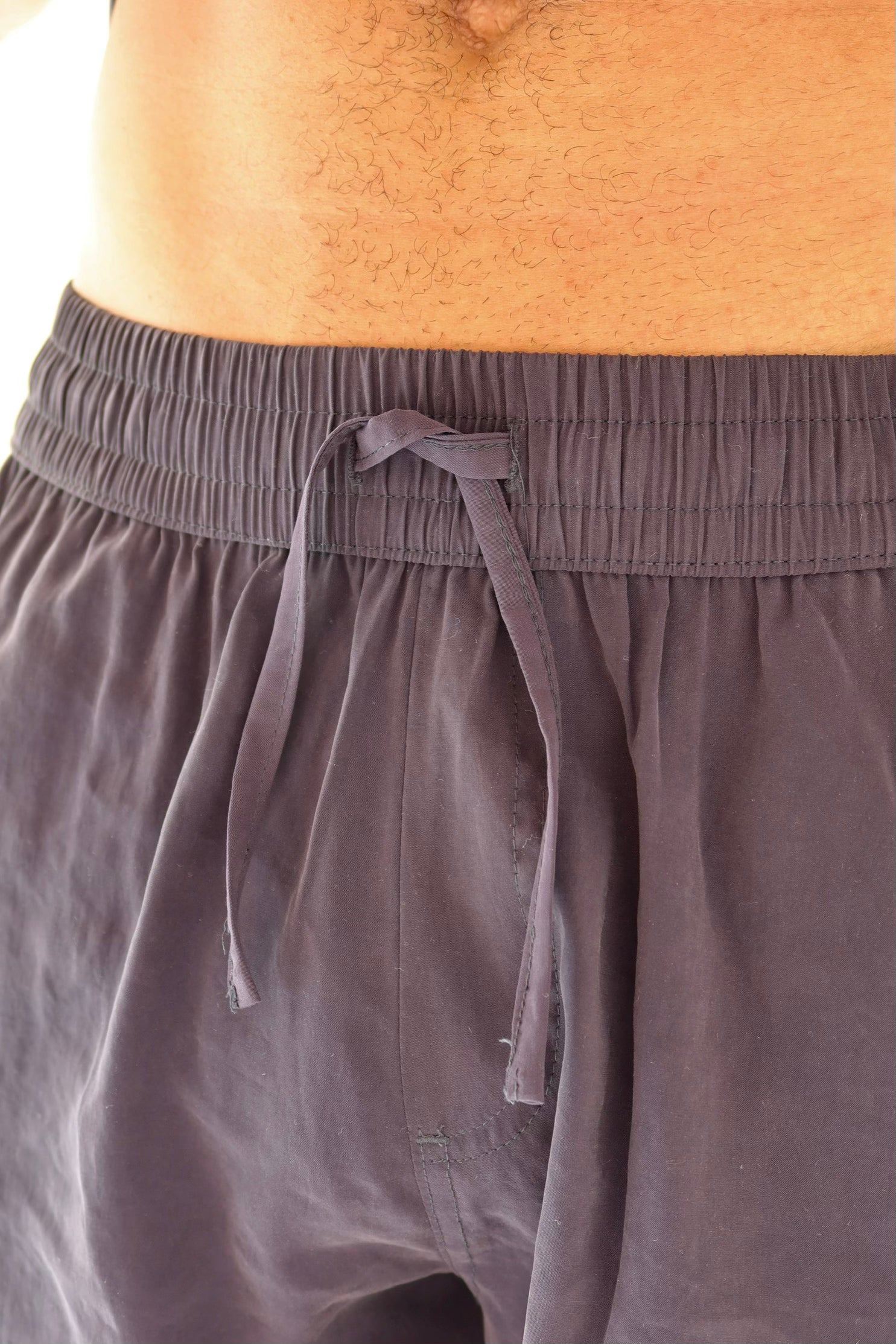 Navy Tencel Relaxed Shorts