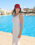 Women's Ivory Knit Dress