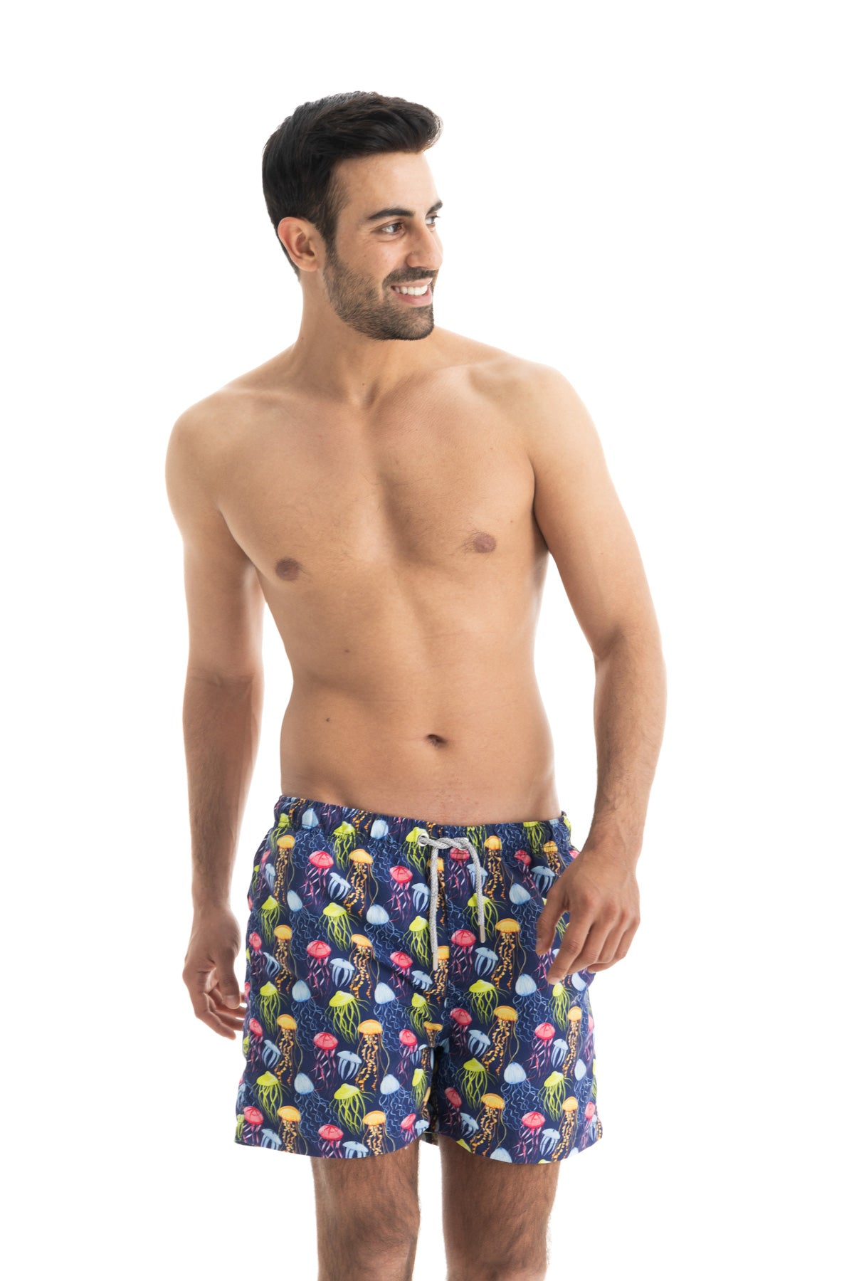 Navy Jellyfish Swim Shorts
