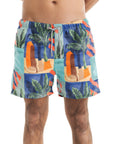 Abstract Resort Swim Shorts