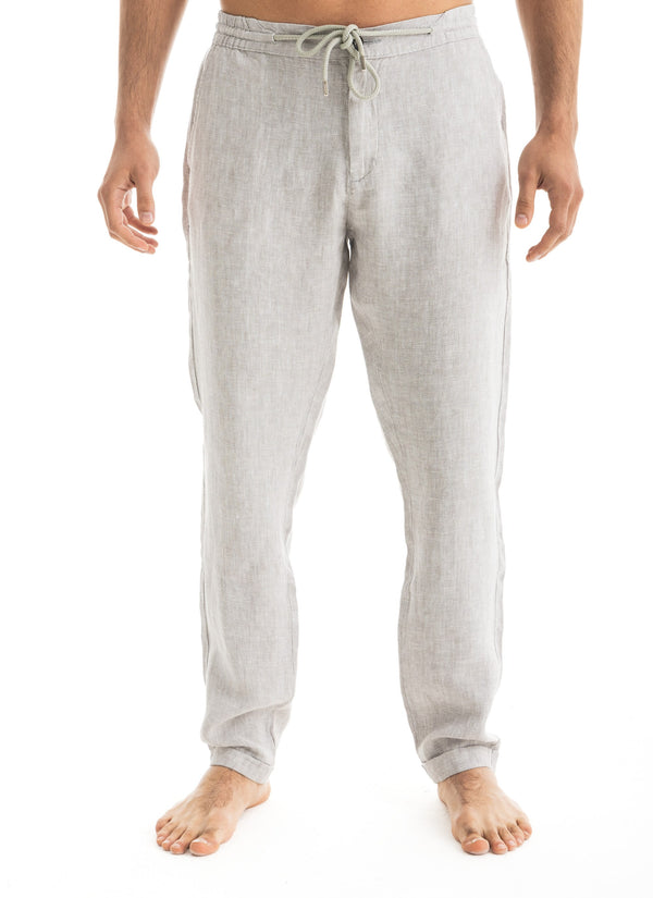 Grey Linen Pants