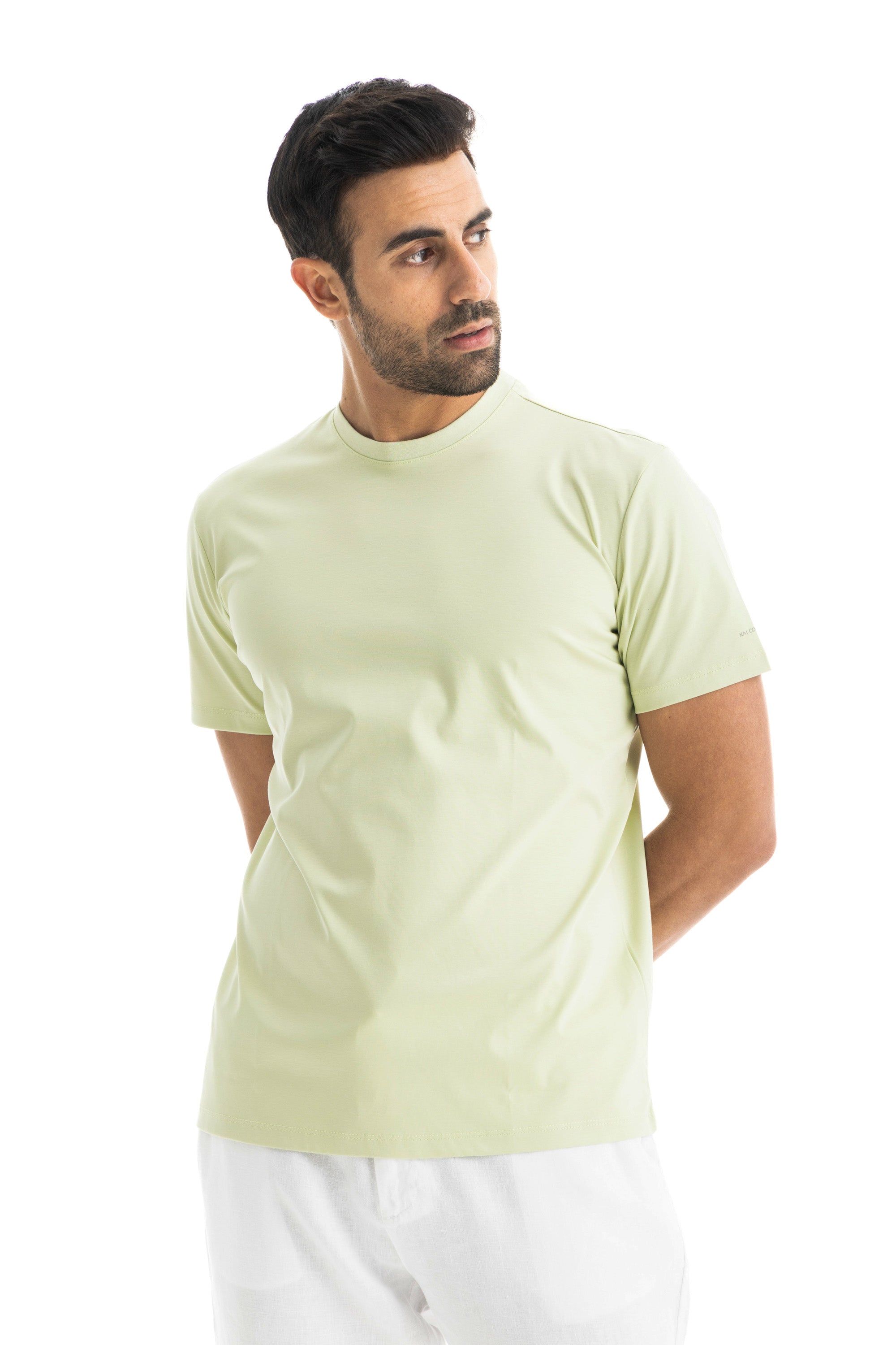 Mint Mercerised Cotton T-shirt
