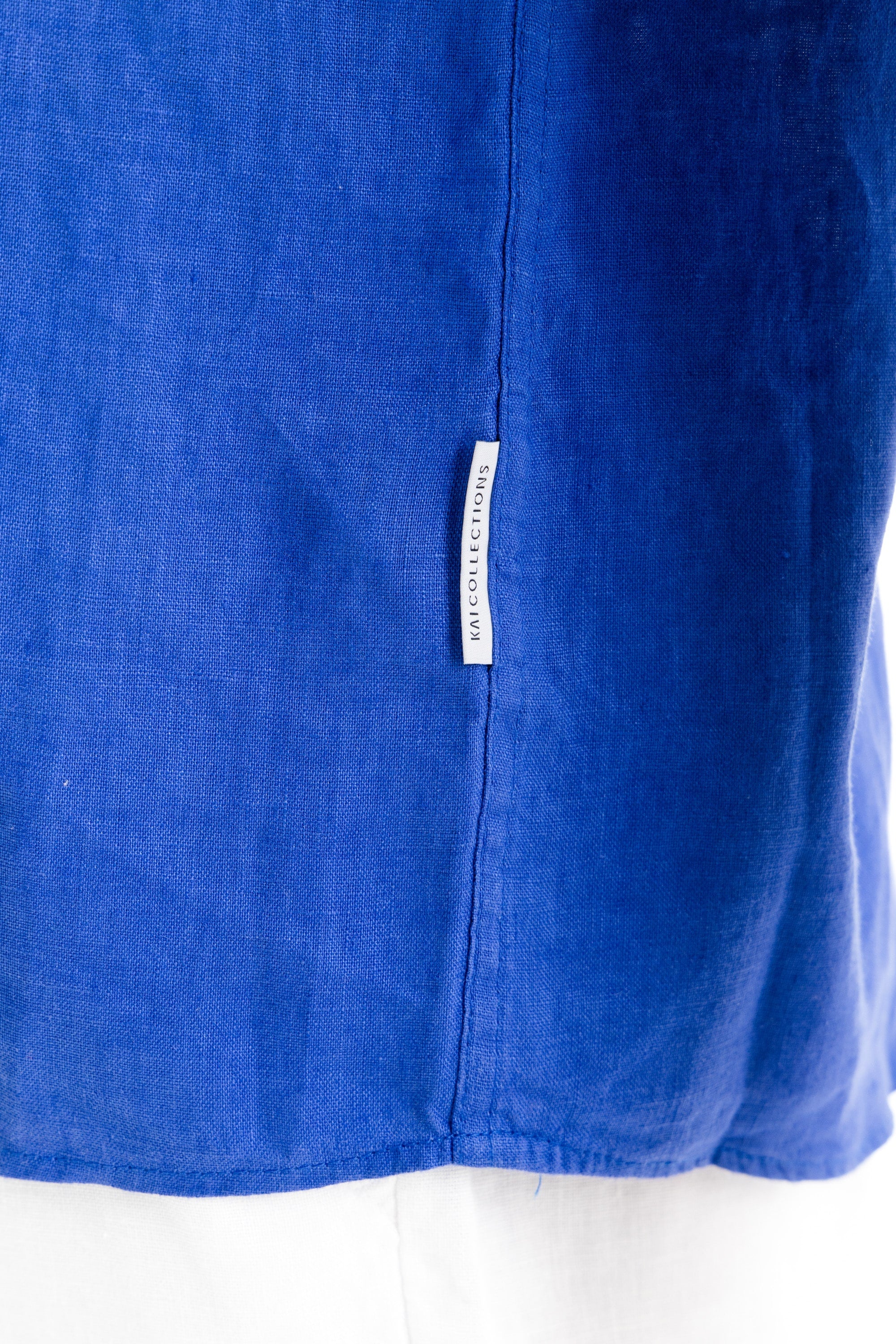 Electric Blue Linen Shirt