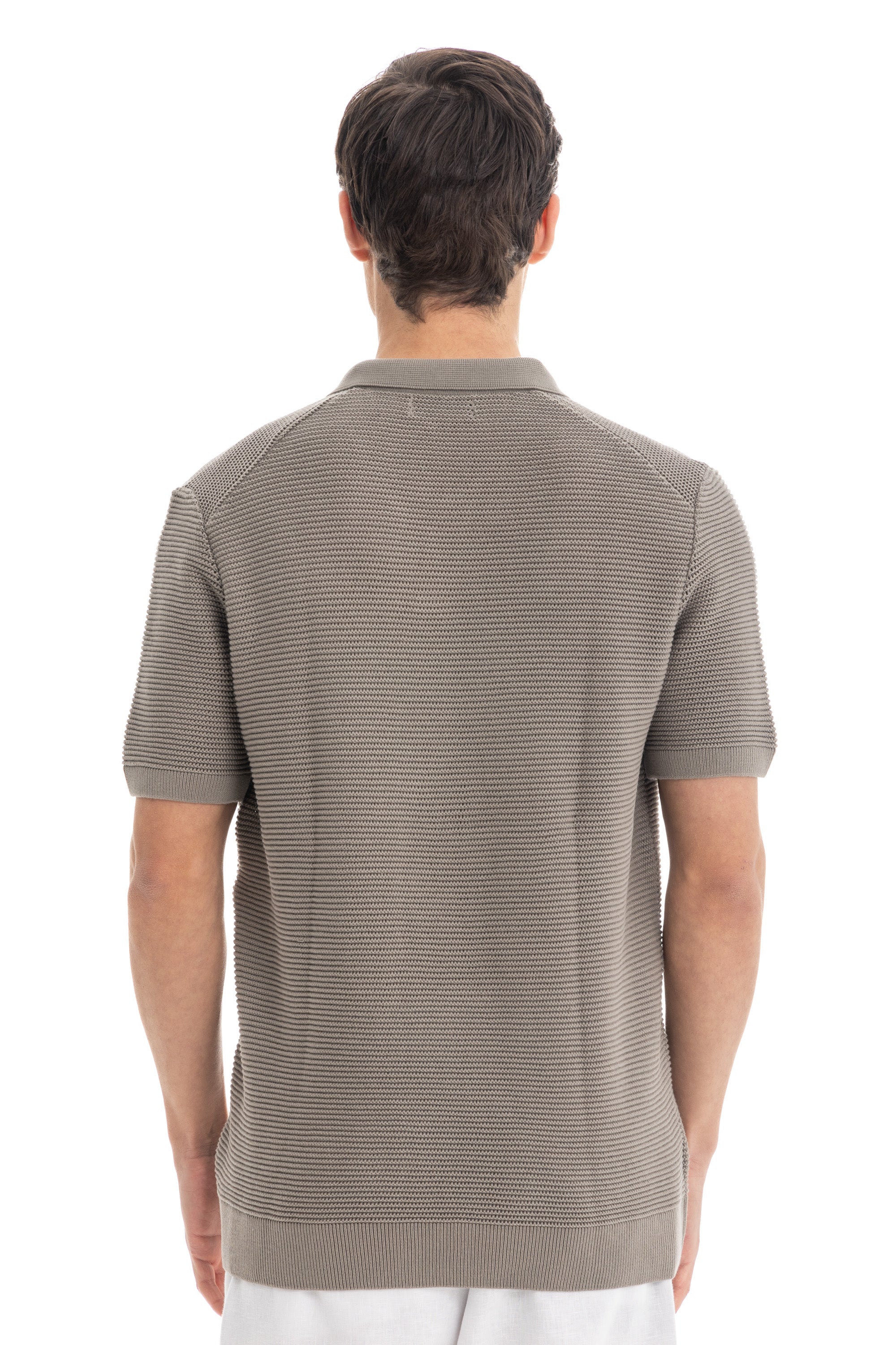Olive Knitted Polo