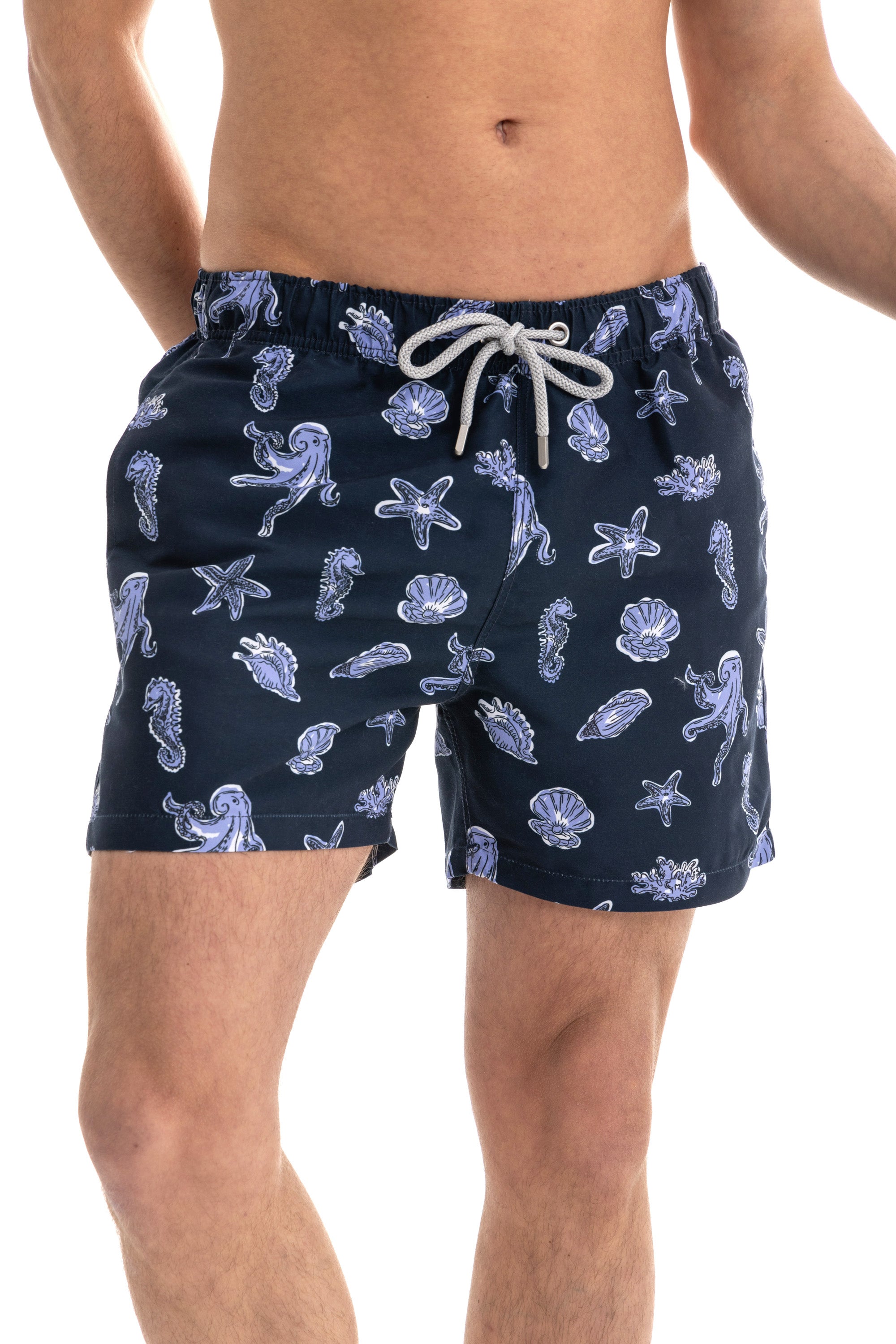 Navy Aquatica Swim Shorts