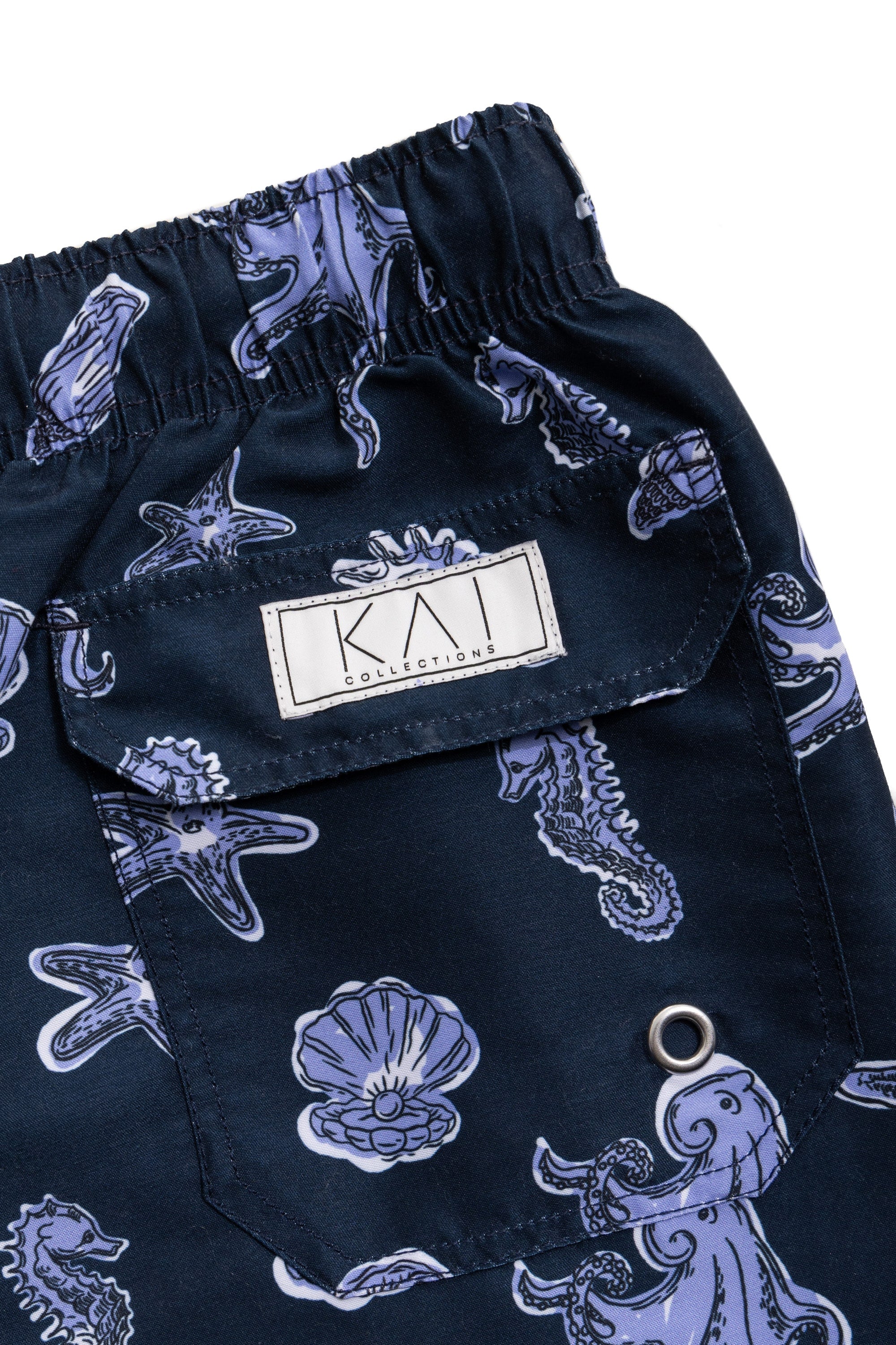 Navy Aquatica Swim Shorts