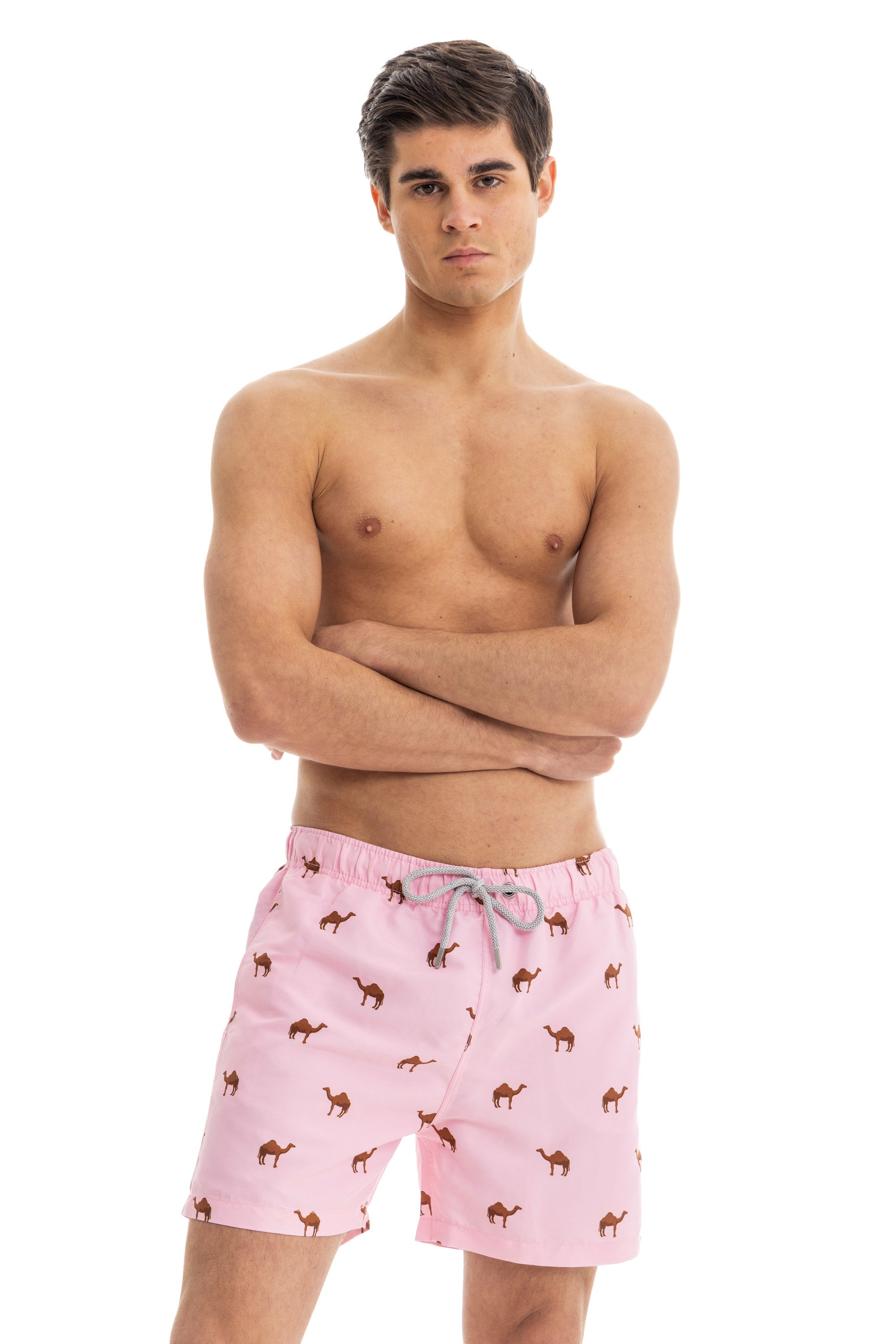 Pink Camels Swim Shorts