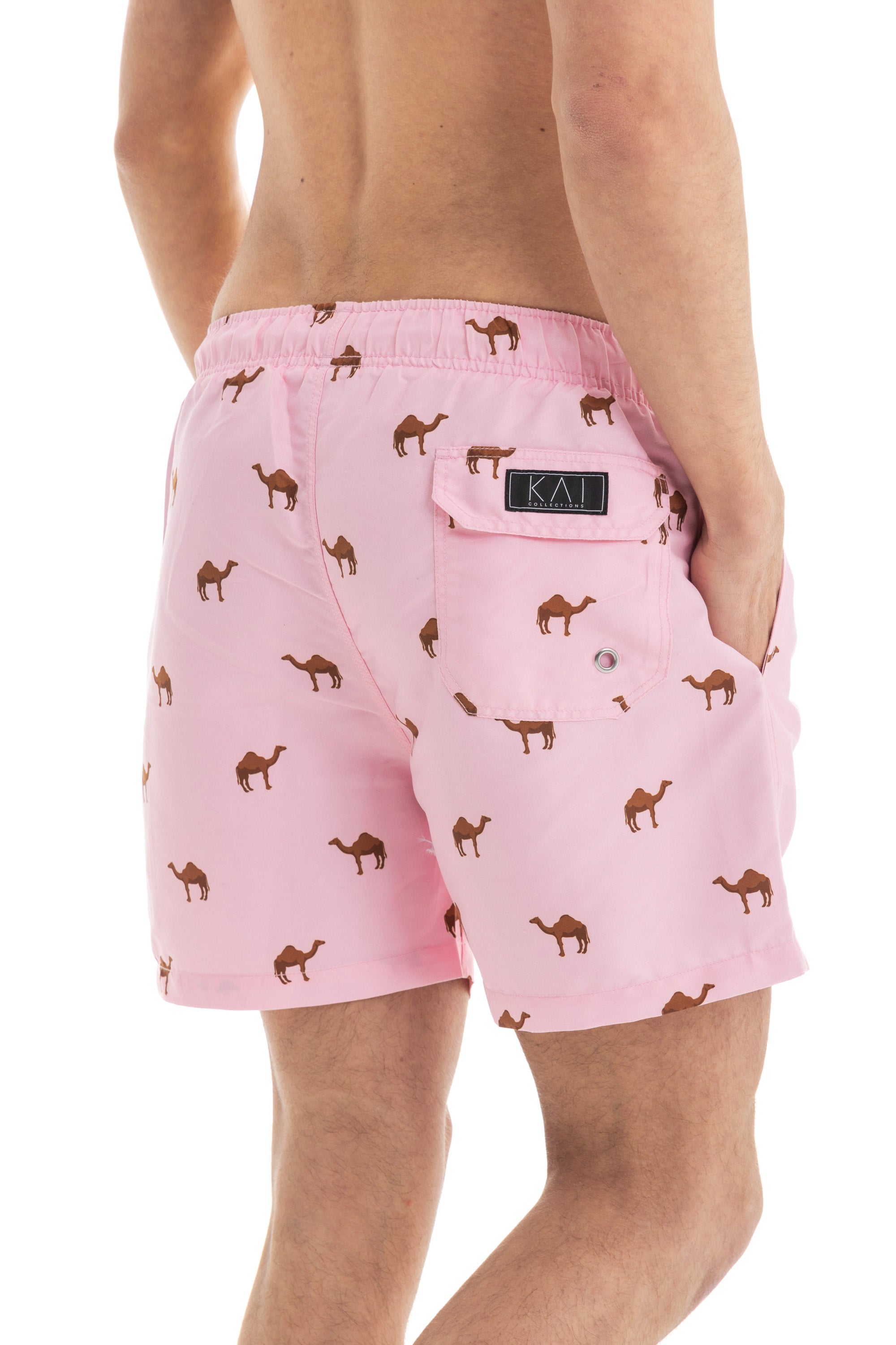 Pink Camels Swim Shorts