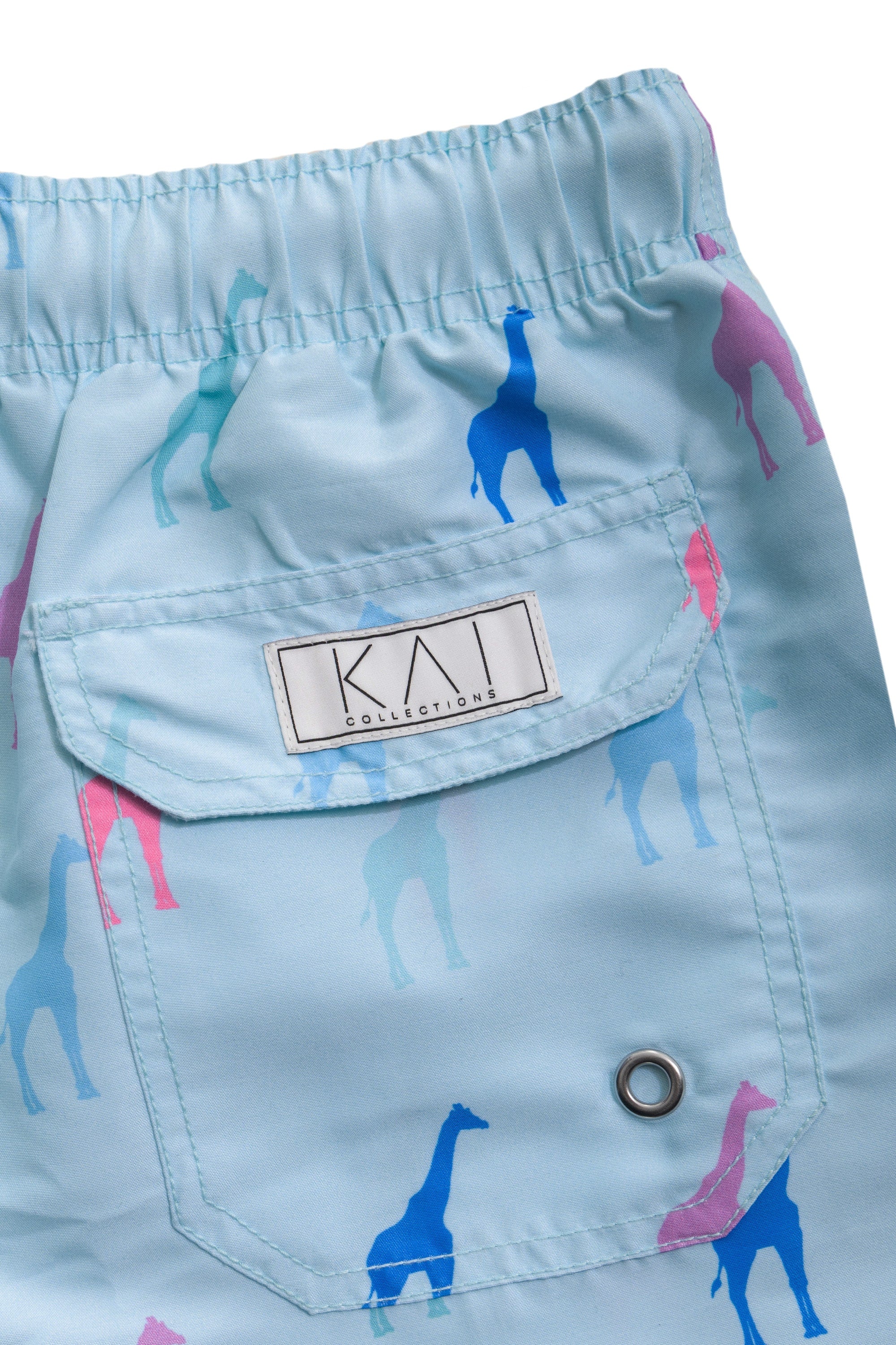 Sky Giraffes Swim Shorts