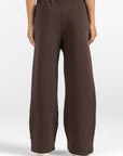Women's Brown Lined Sweatpants