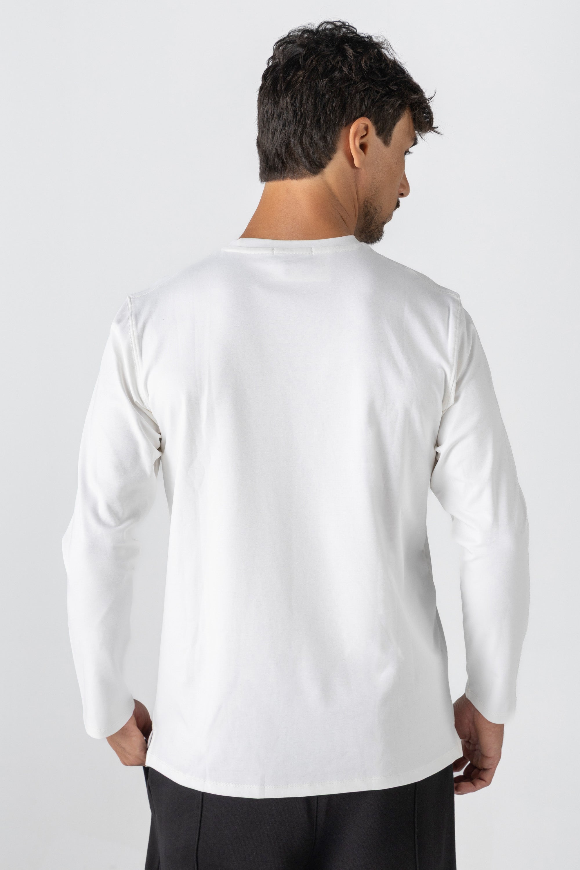 White Long Sleeve Premium T-Shirt