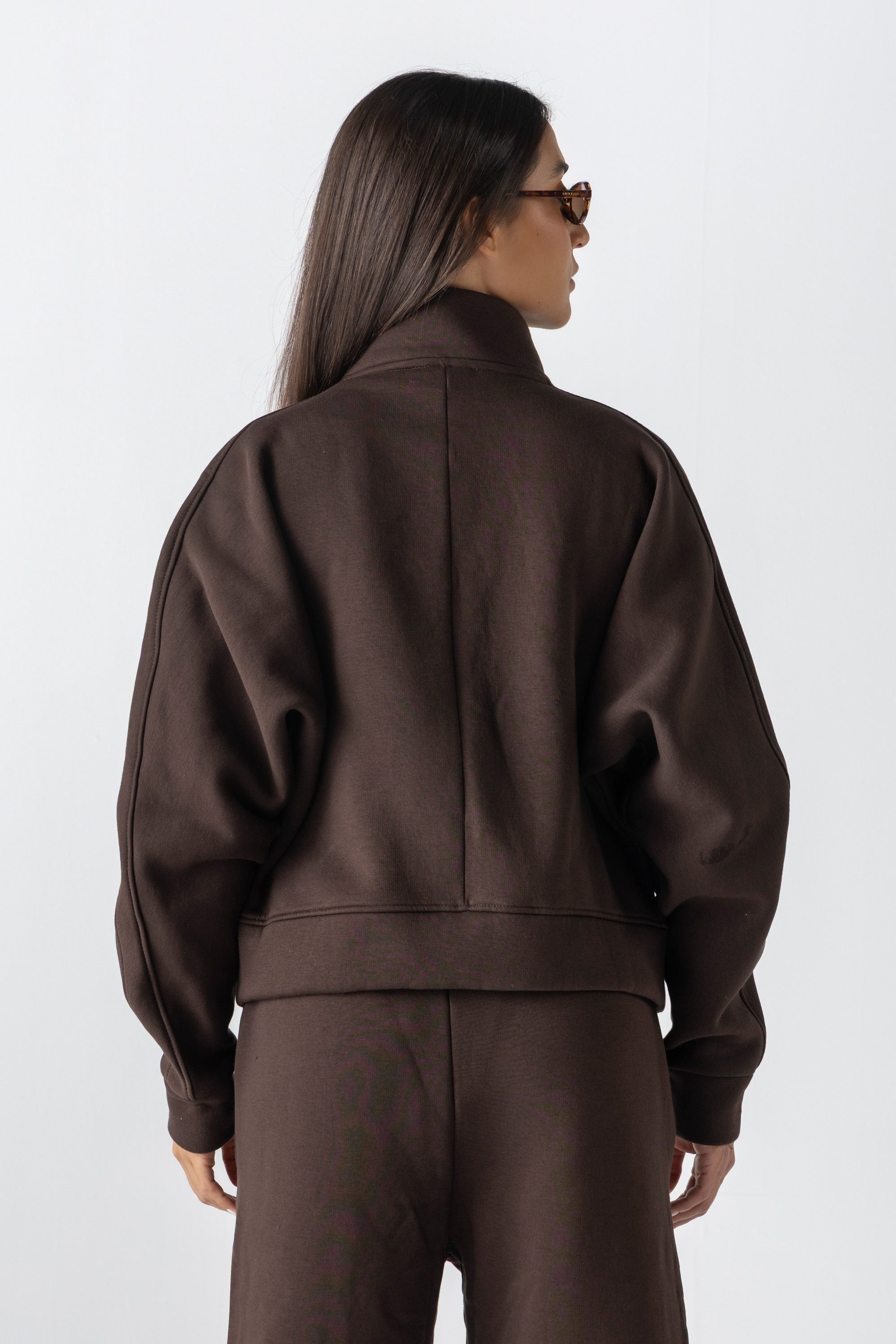 Women&#39;s Brown Fleece Jacket