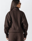 Women's Brown Fleece Jacket