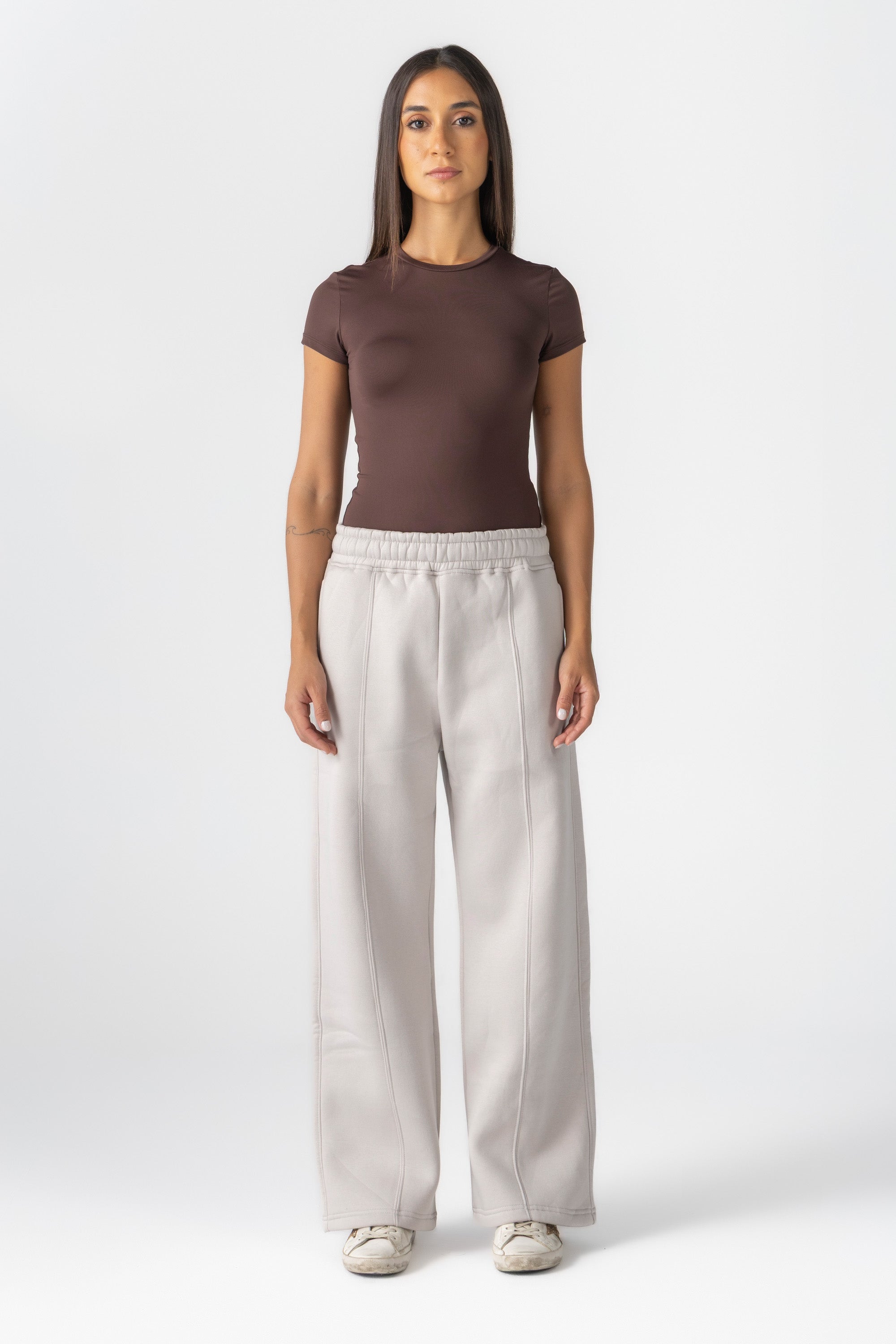 Women&#39;s Off-White Lined Sweatpants