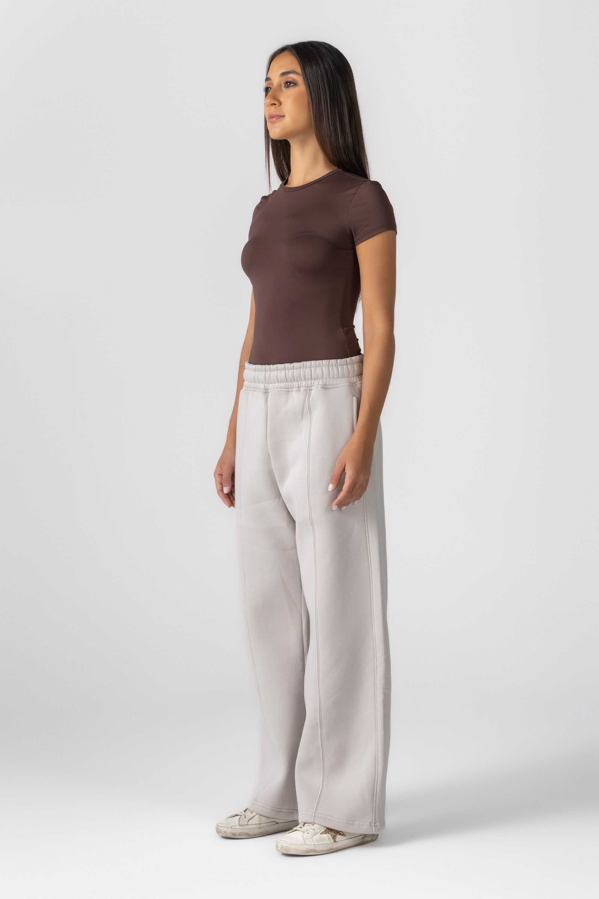 Women&#39;s Off-White Lined Sweatpants