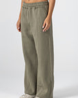 Women`s Olive Lined Sweatpants
