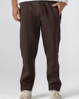 Brown Lined Sweatpants