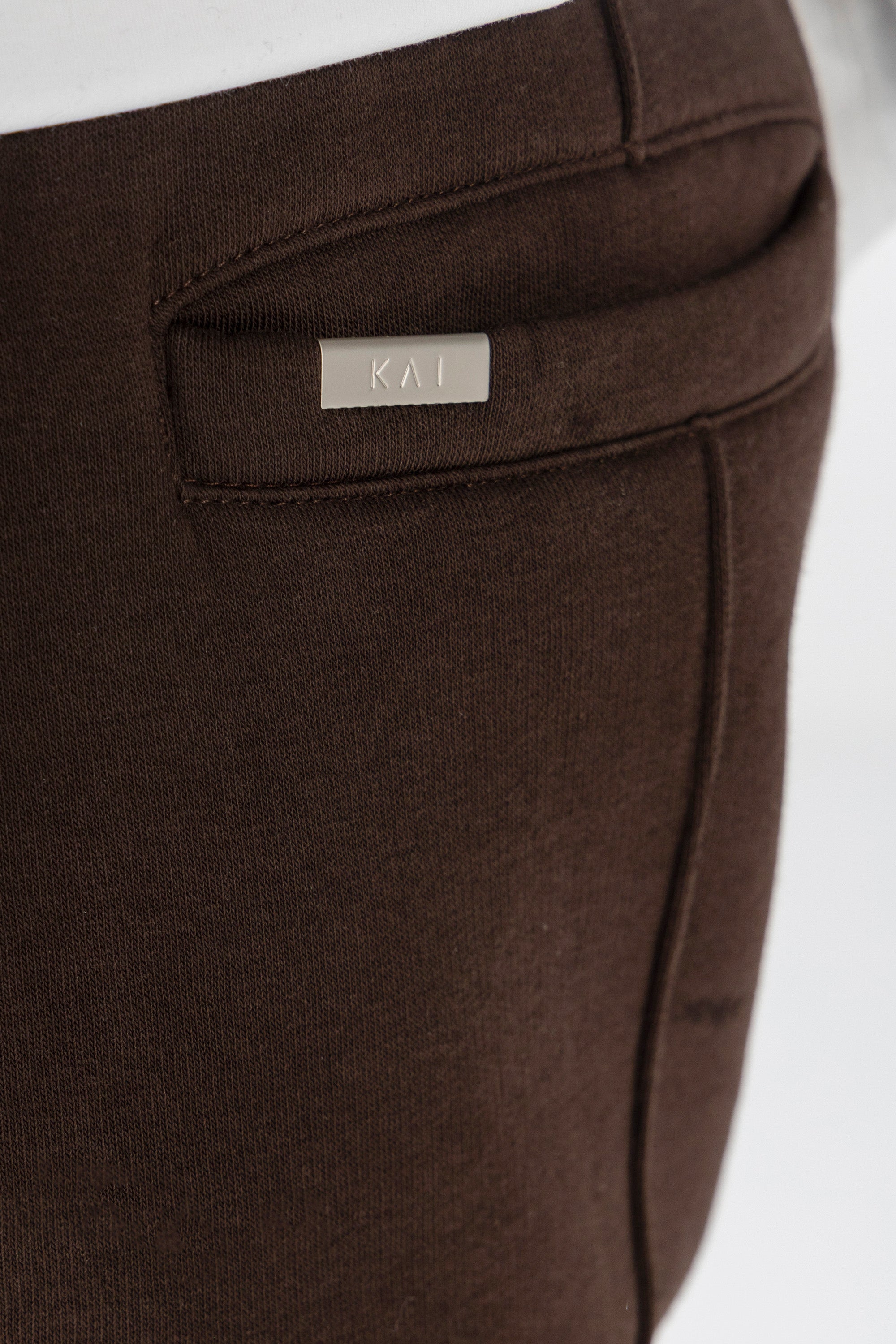 Brown Lined Sweatpants