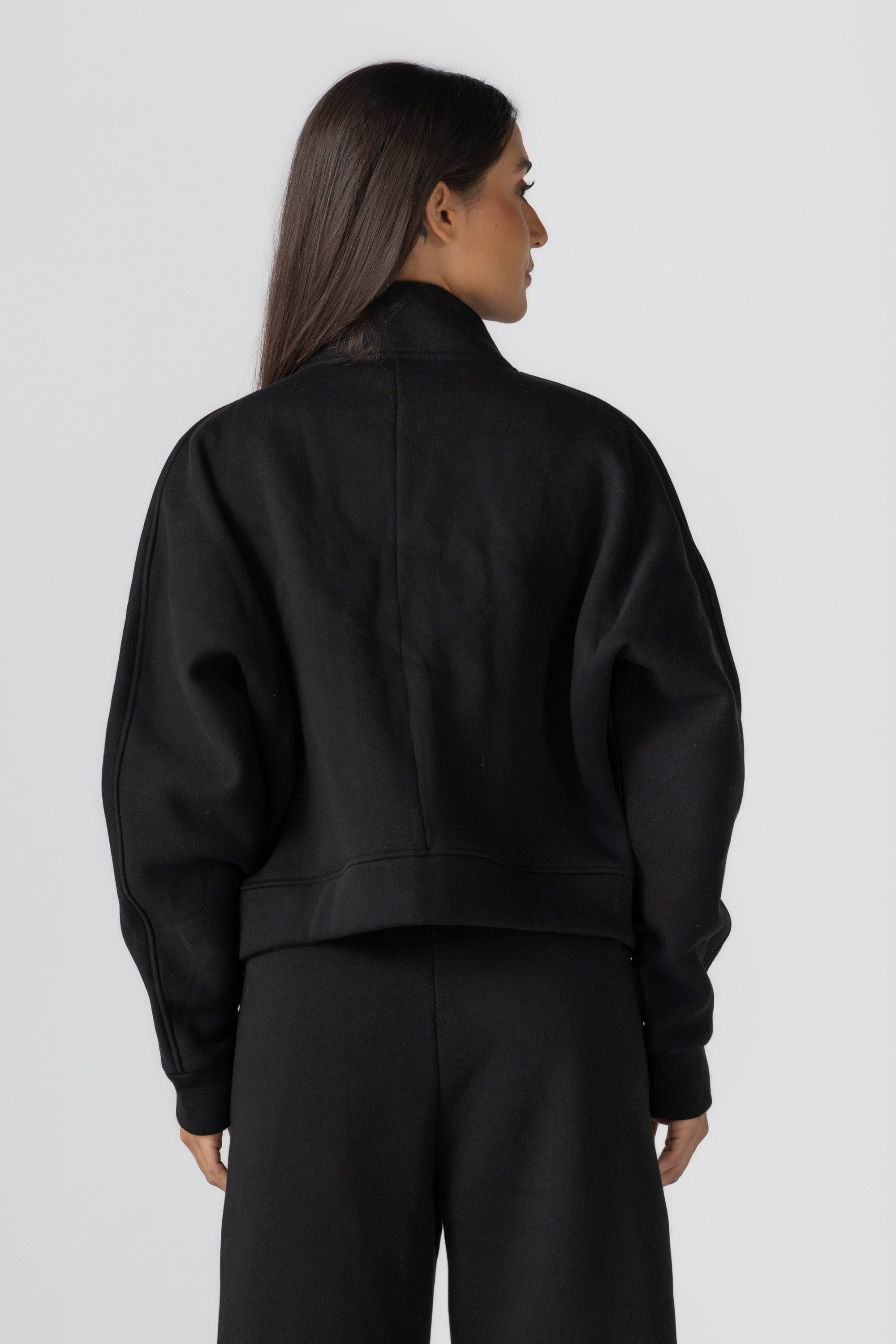 Women&#39;s Black Fleece Jacket