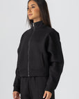 Women's Black Fleece Jacket