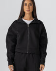 Women's Black Fleece Jacket